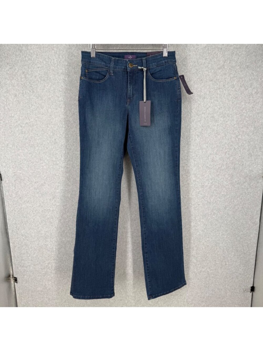 NYDJ Womens Barbra Bootcut Jeans Size 0 Oakridge Wash Lift Tuck Shaping NEW